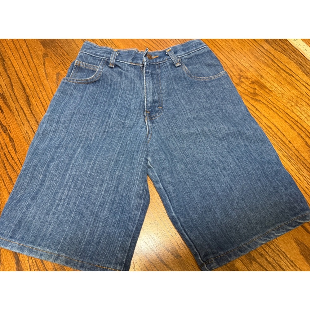 Enyce‎ Boys Carpenter Denim Shorts Size 12 Blue Medium Wash Utility Streetwear